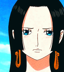 Boa Hancock Blush Shy Reaction GIF