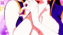 Boa Hancock Blush Shy Sparkling Love GIF