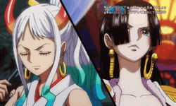 Boa Hancock Versus Yamato One Piece GIF
