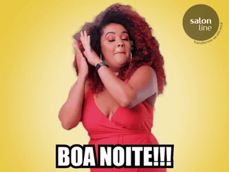 Boa Noite Giggly Lady GIF
