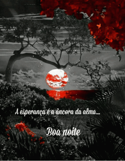 Boa Noite Red Moonlight GIF