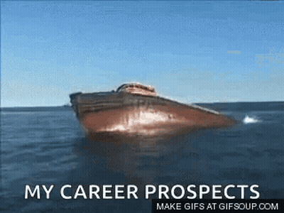 Boat Floating On Water With My Career Prospects GIF