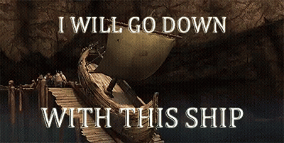 Boat I Will Go Down With This Ship GIF