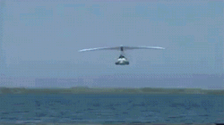 Boat Plane Ocean Crash GIF