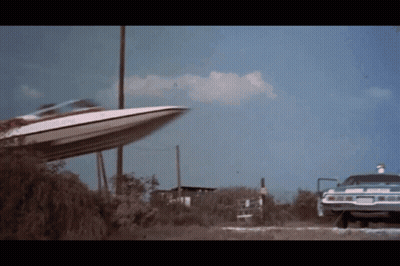 Boat Towed By Car With Police License Plate GIF