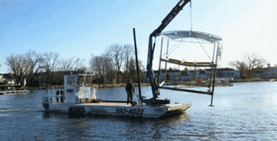 Boat With Number 882-4022 GIF