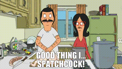 Bob And Lola From Bob 'S Burgers Are Standing In A Kitchen GIF