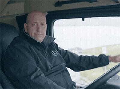 Bob And Tina Driving Saying Hit The Brakes GIF