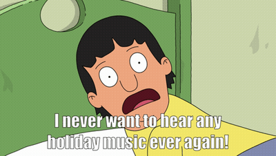 Bob From Bob's Burgers Lying On Bed Saying No Holiday Music GIF