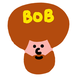 Bob Ross Mushroom Mobile Art GIF