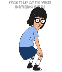Bob's Burger Tina Belcher Its Your Birthday GIF