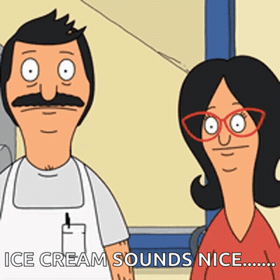 Bob's Burgers Bob And Wendy Ice Cream Sounds Nice GIF