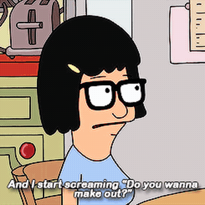 Bob's Burgers Bobcat Says Do You Wanna Make Out GIF