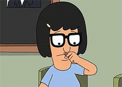 Bob's Burgers Character Sitting Holding Lighter GIF