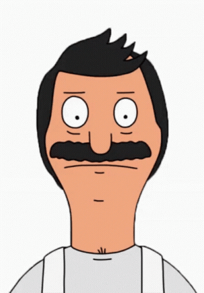 Bob's Burgers Character With Mustache GIF