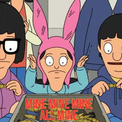 Bob's Burgers Characters Saying Mine