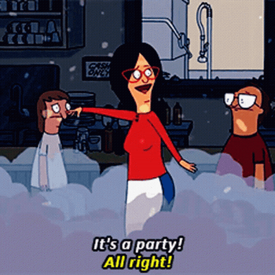 Bob's Burgers Says It's A Party All Right GIF