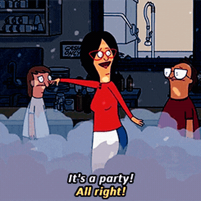 Bob's Burgers Says It's A Party GIF