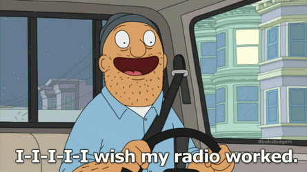 Bob's Burgers Thanksgiving Jimmy Pesto My Radio Worked GIF