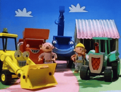 Bob The Builder Hard Hat Hammer Roro Le Bricoleur GIF