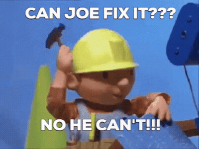 Bob The Builder Holding Hammer GIF