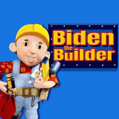 Bob the Builder Holding Toolbox