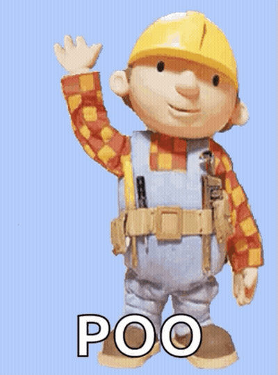 Bob The Builder Waving Hard Hat And Overalls GIF