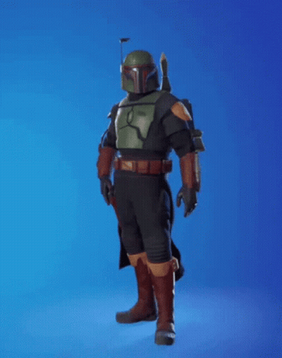 Boba Fett Holding Sword And Dancing GIF