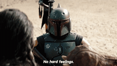 Boba Fett No Hard Feelings In Sand GIF