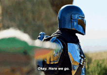 Boba Fett Talking To Yoda And Here We Go GIF