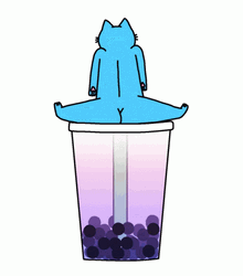 Boba Tea Koala GIF