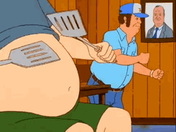 Bobby Hill Big Tummy Drum GIF