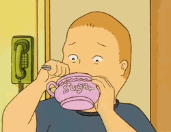 Bobby Hill Brushing Sugar GIF