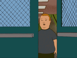 Bobby Hill Closing Door Slowly  GIF