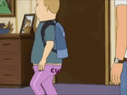 Bobby Hill Cutie Shorts GIF