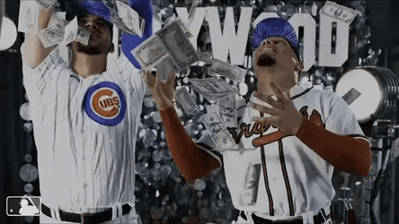 Bobby Witt Rained With Lots Of Money GIF