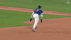 Bobby Witt Slipped On The Game GIF