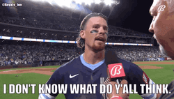 Bobby Witt Talking In An Interview GIF
