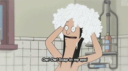 Bobs Burgers Linda Belcher Showering GIF