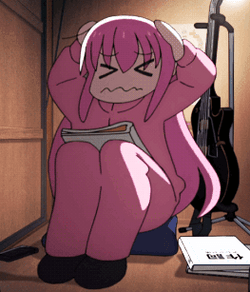 Bocchi The Rock Hitori Goto Anxious GIF