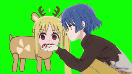 Bocchi The Rock Ryo Yamada Feeding Seika Ijichi GIF