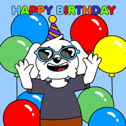 BoDoggos Celebrating Birthday Month GIF