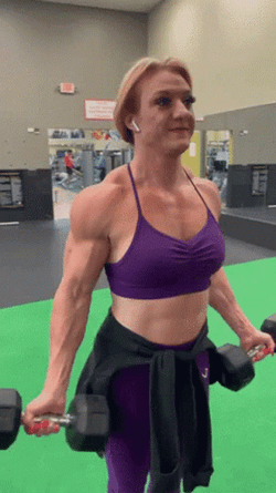 Body Builder Hammer Curls GIF