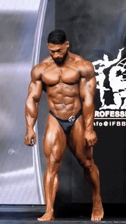 Body Builder Ramon Flex Muscle GIF