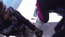 Body Cam Jump Plane Crash GIF