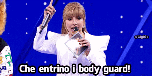 Body Guard Milly Carlucci GIF