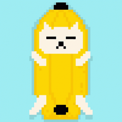 Body Shaking Banana Cat Meme GIF