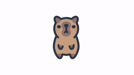 Body Shaking Capybara Meme GIF