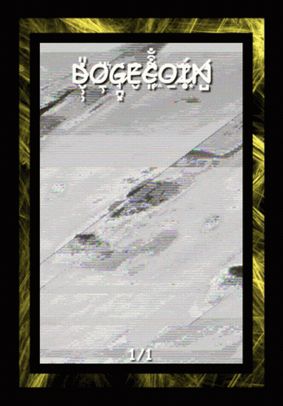 Bogecoin With Yellow Frame GIF
