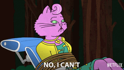 BoJack Horseman Princess Carolyn Tied Up GIF